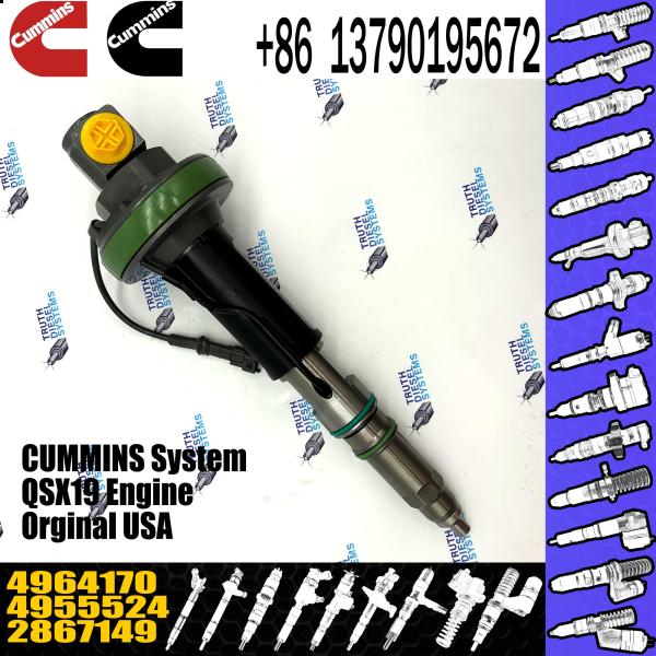 Do motor 4964170 injetor de combustível comum 4955524 do trilho QSK19 diesel 2867149 4955527 2882079 4964173