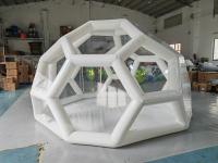 Tenda de acampamento inflável de lonas Tenda de acampamento inflável ao ar livre Casa de férias Tenda de lazer transparente