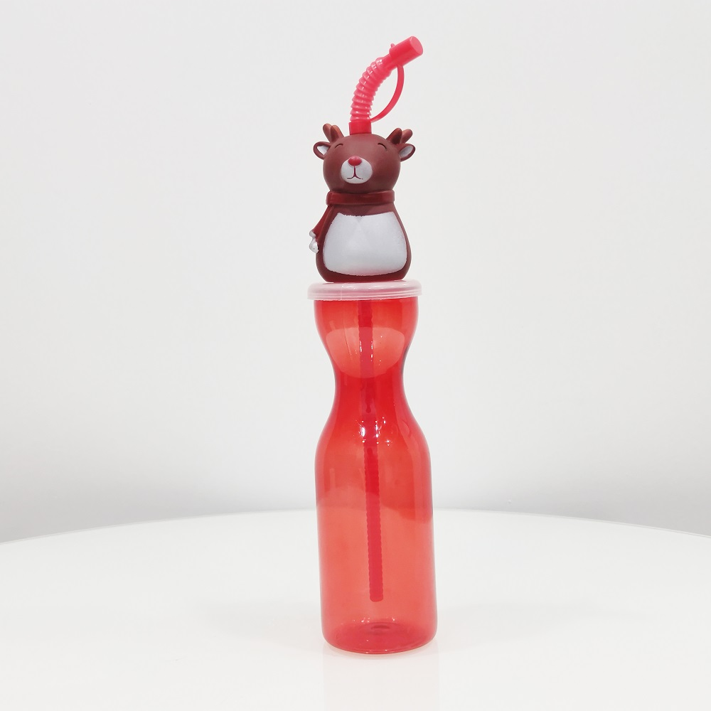 ODM Christmas Decoration Plastic Beverage Bottles Snowman AZO Free 17oz