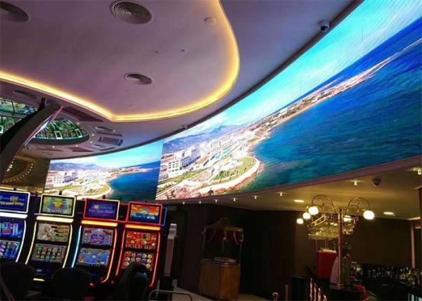 Rubber Flexible Billboard LED Display Curved Advertising Board Indoor P3 Front Servicing