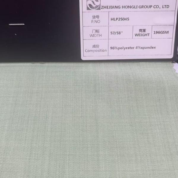 96% Polyester 4% Spandex Lolis Spandex Fabric with Anti-Wrinkle for Women&prime;s Outwear/Blazer/ Suiting