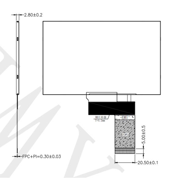 5 дюймовый IPS TFT LCD 800*480 пикселей 262K полноцветный дисплей ST7262 Дисплейный модуль