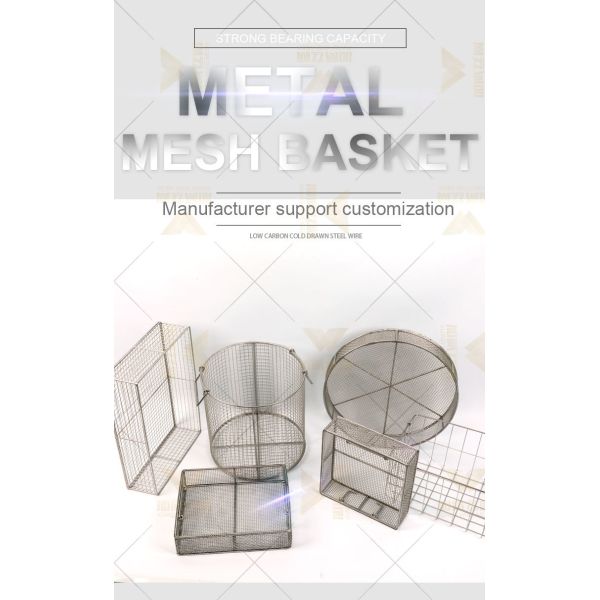 Premium Wire Mesh Basket | Ventilated Storage Basket with Locking Lid