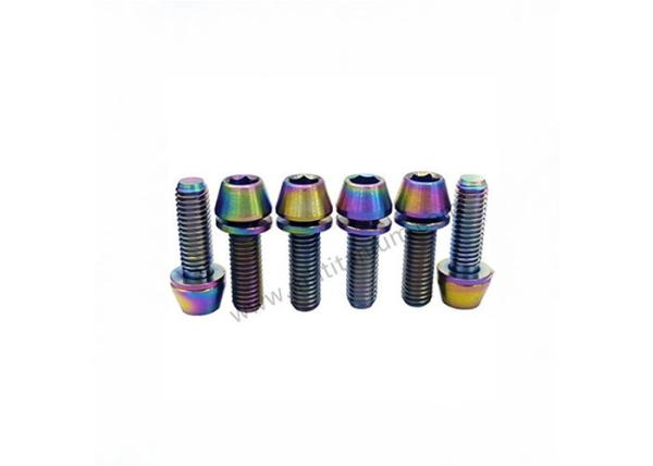 DIN912 Titanium Bolts Screws Stem Brake Allocate Color Cone Head Ti Bike Bolts
