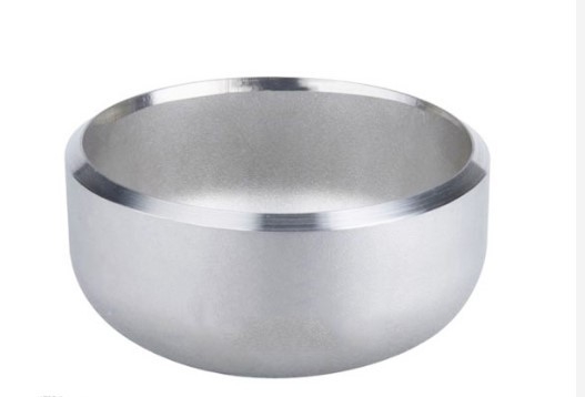 Customized 304/316L Stainless Steel Cap, 10mm Wall Thickness 24 Pipe Fitting Anti-Corrosion