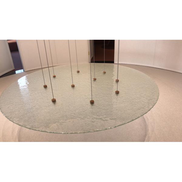 Stylish Shatterproof 12mm Contemporary Fused Glass