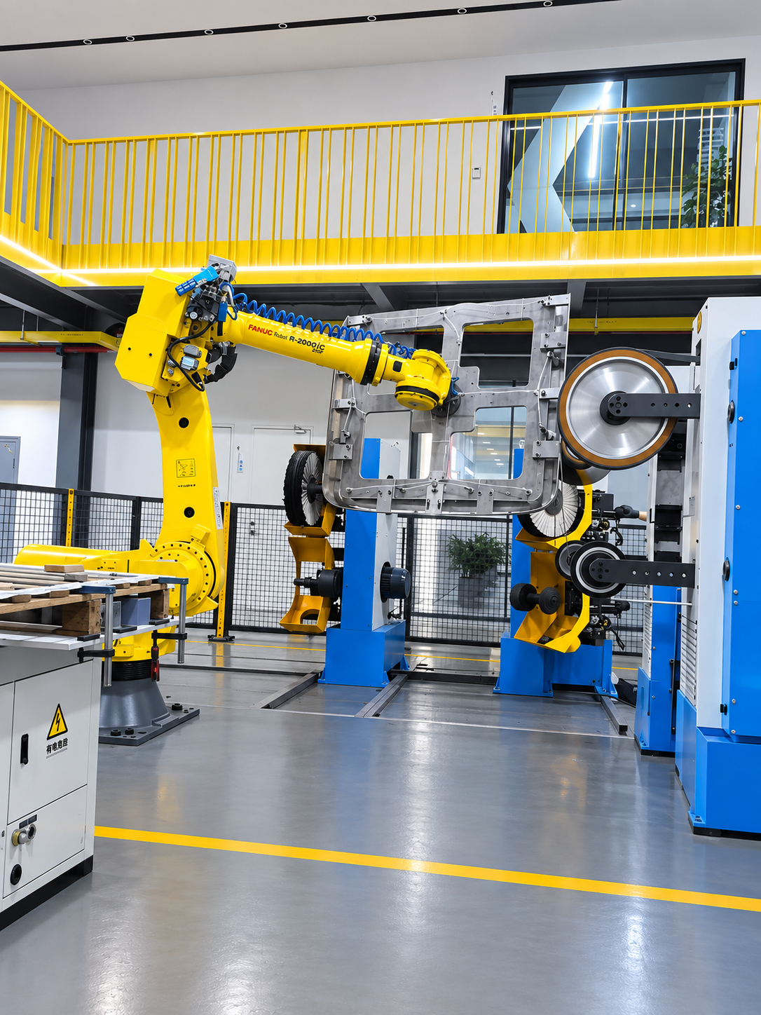 New Energy Vehicle Robotic Automotive Grinding And Polishing Machine 