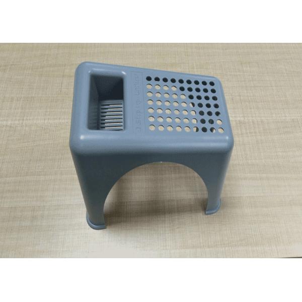 Household / Industrial Plastic Products Grey Molded Plastic Stool PP Material