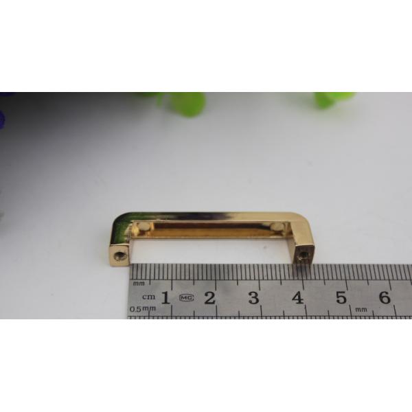 Handbag accessory hanging brush anti brass color zinc alloy 38 mm metal arch bridge for sales