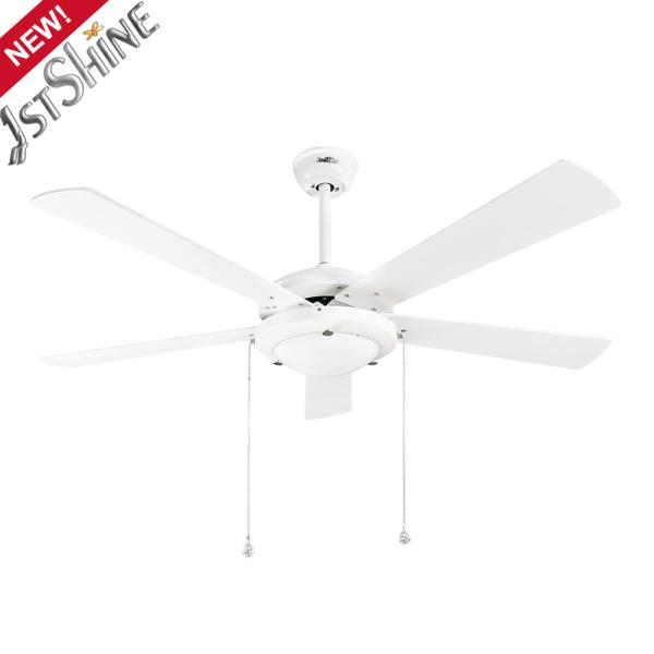 Motor de 10 anos 1stshine Ventilador de teto do quarto com controle remoto e motor AC sem escurecedor