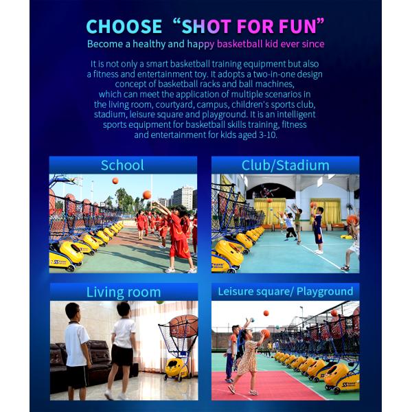 Máquina de alimentação do basquetebol das crianças de SIBOASI 6809A