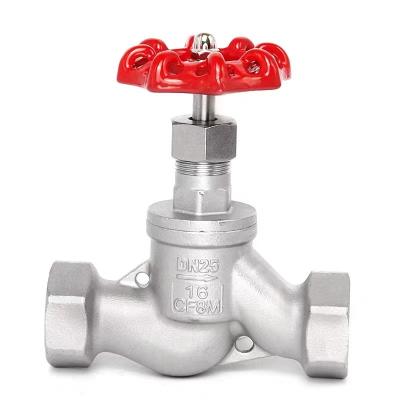 ISO 9001 Padrão NPT Conexão de Aço Inoxidável Fios de Elevação Balsa de Globo Balsa de Vapor