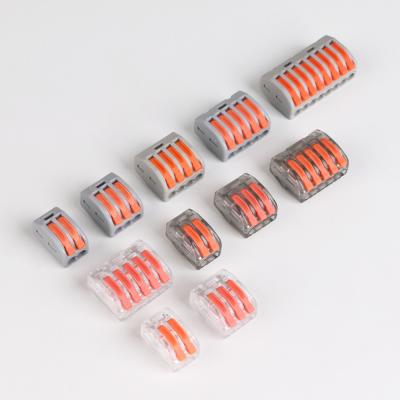 Tipo de emenda contínuo de Gray Body Orange Handle VSC-4 do conector do fio 0.08~4mm2
