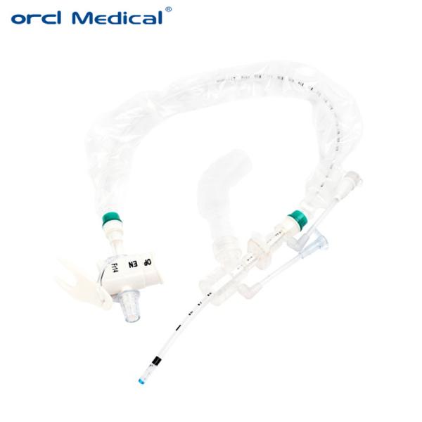 Medical Surgical Consumables Y Type Closed Suction Catheter 24/72 Hours Closed Suction System With Graded Color Tube