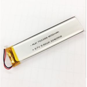 phare batterie LiPo personnalisée 1C 3,7V 1600mAh batterie au lithium