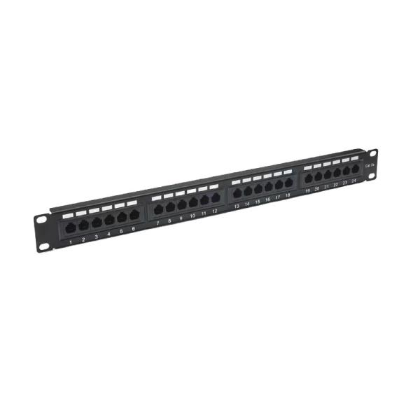 Металлическая защищенная RJ45 Ethernet Patch Panel Cat5e/Cat6/Cat6a/Cat7 Совмест
