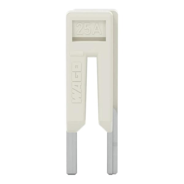 WAGO TOPJOB Rail Mounted Terminal Blocks Continuous Jumper 2/3/4/5/10 Pins Insulation Light Gray