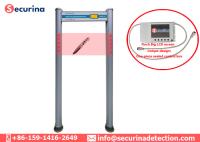 7 Inch Big LCD Display Door Frame Metal Detector 33 Locations Quick Settings