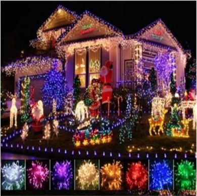 Christams light, 220V, EU plug, multicolor