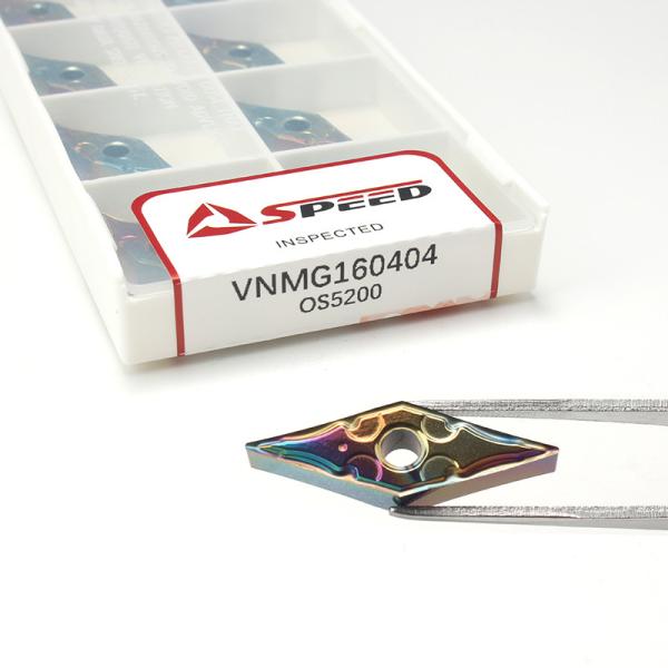 Скоростная высокоточная карбидная вставка для карбидной вставки алюминия вольфрама VNMG160404