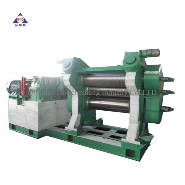 610x1730mm Fabric Four Roll Rubber Calender Machine Length 1200mm