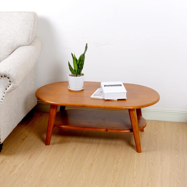 Ретро овальный NC крася журнальные столы MDF Rubberwood