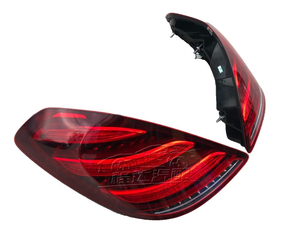 The New Popular S Series W222  S350 S400 Rear Taillight LED Crystal Light Strip Brake Steering Light Upgrade for Mercedes-Benz