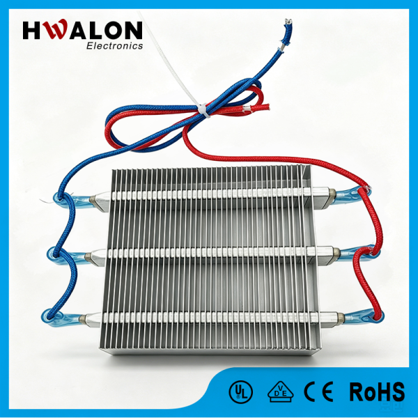 Aluminum Fin PTC Ceramic Air Heating Element 12V 24V 110V 220V Self-regulating Heater Core For Household Appliance Heating Parts
