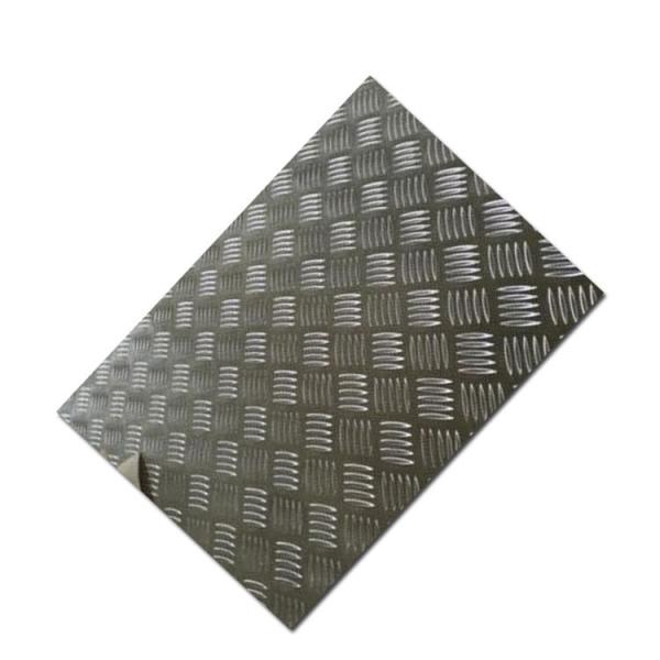 1050 1060 3003 Grande Pequeno 5 Barras Diamante Alumínio Trailer Pavimento Checked Plate For Deck