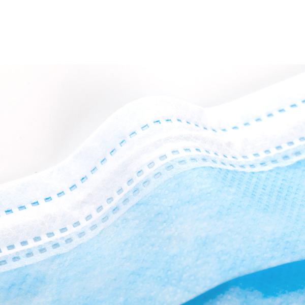 175 * 95 Mm Medical Surgical Disposable Face Mask With 3 Ply Melt-Blown