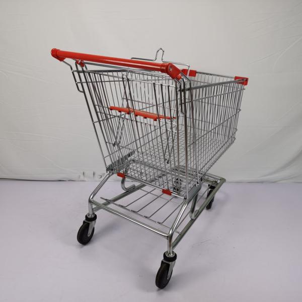 Carrinho de compras super do aço carbono do trole da compra do armazém do americano 210L grande