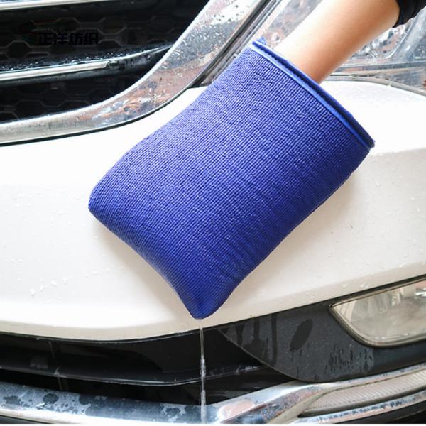 luva de limpeza de detalhe da mão do carro das luvas de 14x22cm 75g Grey Microfiber Magic Clay Waterproof