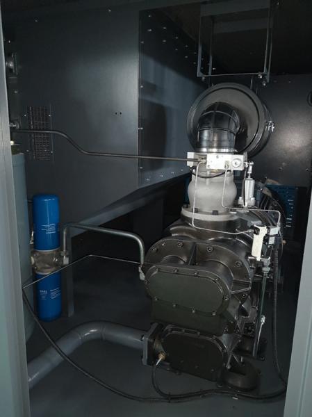 55kw 7 Bar Energy Saving Two Stage Screw Compressor big air flow two stage screw compressor with AC motor