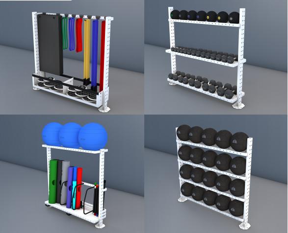 Customized Commercial Exercise Power Rack Gym Fitness Equipment