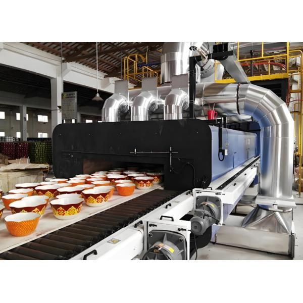 Customized Firing Ceramic Roller Kiln with Full-automatic Control Mode and Natural Gas Heating Fuel