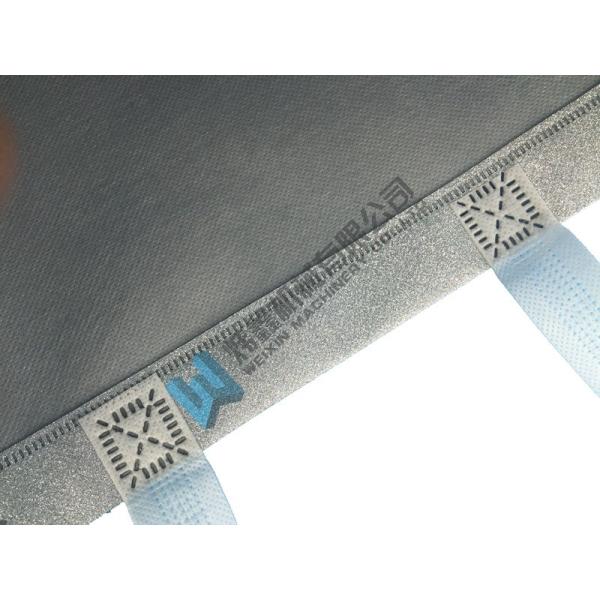 Top grade  Promotional Recycled silver Eco Bag With Glitter Lamination carry bag