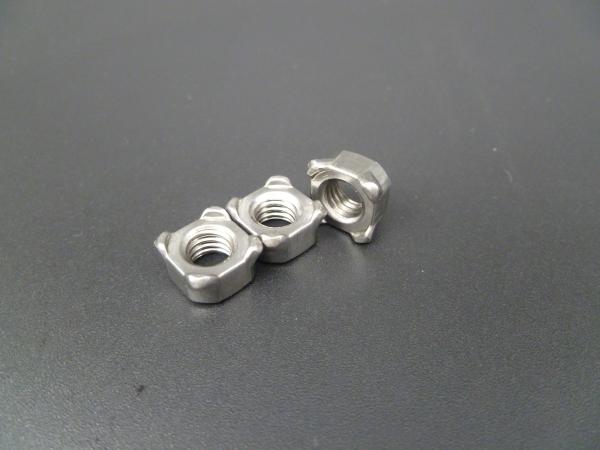 M8*1.0 Carbon Steel DIN 928 Square Weld Nut,Plain surface,Grade 8