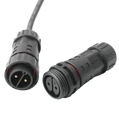 ROHS Cable Waterproof Connector M20 Male To JST PHR-6 Wire UL2464 24AWGX5C OEM / ODM