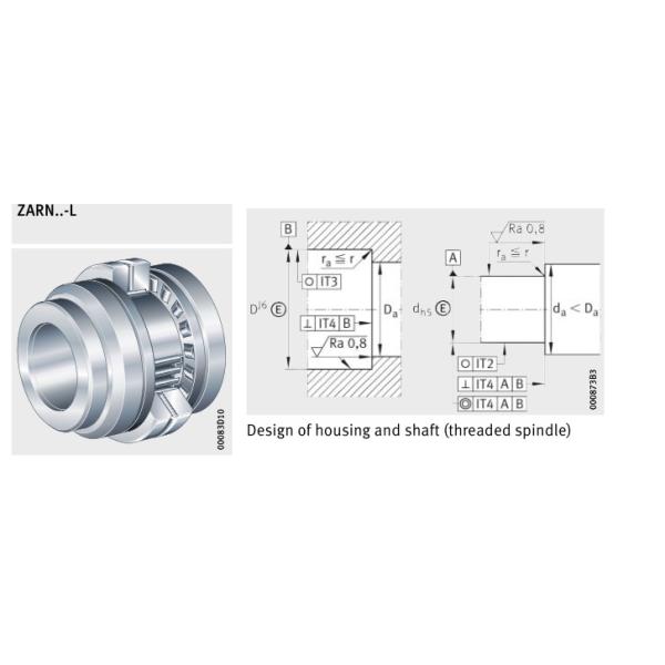 Radial ZARN90180- LTV Needle Roller Bearing Two Way Thrust Cylindrical Roller Bearing For Machine Tool