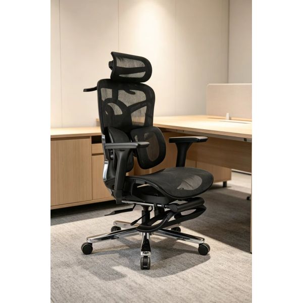 Factory New Ergonomic Office Chair Luxury design Aluminium back support Manager chair