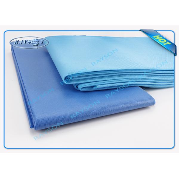 Hydrohobic закрутило скрепленную не сплетенную устранимую простыню с фильмом pe для пациента