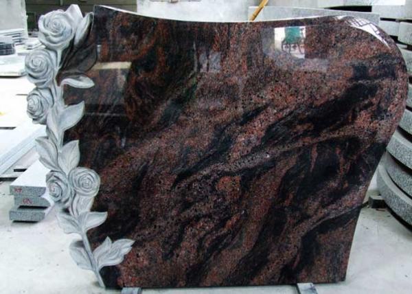 High Hardness Granite Memorial Stones , Granite Headstones For Graves CE Certification