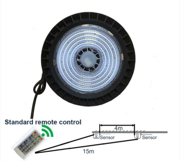 Warehouse UFO Led High Bay Lighting High Power Luminaire 100W With Dimmable Function