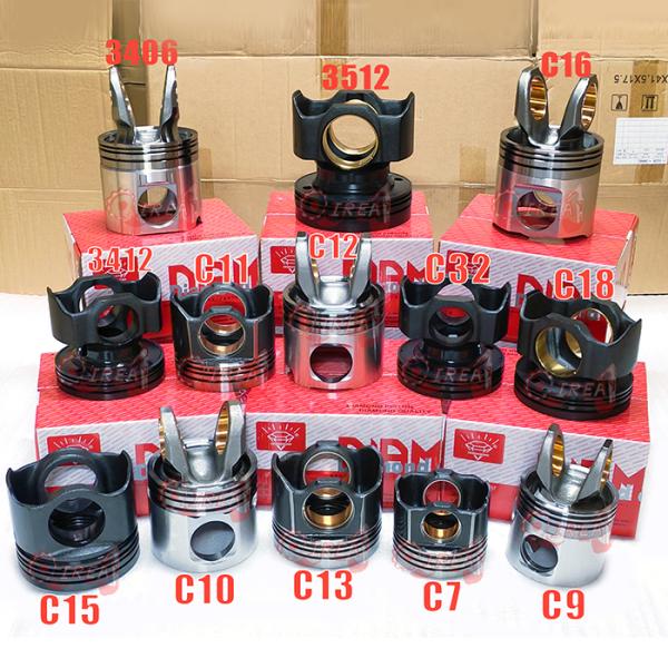 6151-31-2112 Excavator Engine Accessories S6D125 Piston Kit Nitriding