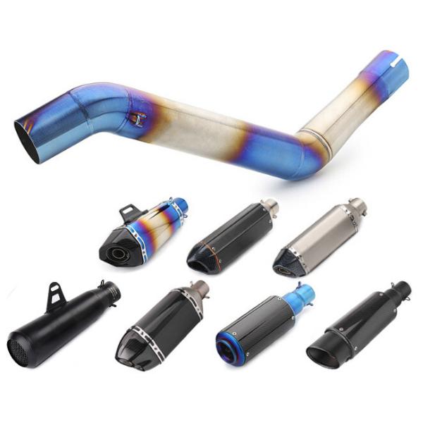 Silencer Kit Honda Motorcycle Muffler , 36mm 51mm Motorbike Slip On Mufflers Cafe Racer Exhaust