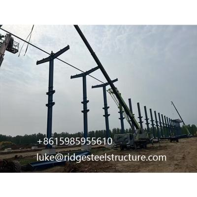 Engineered Framing Prefab Large Span Galvanized Sandwich Panel PEB Steel Structure For Modern Stadiums Entertainment Venues Halls Factories Chicken Houses