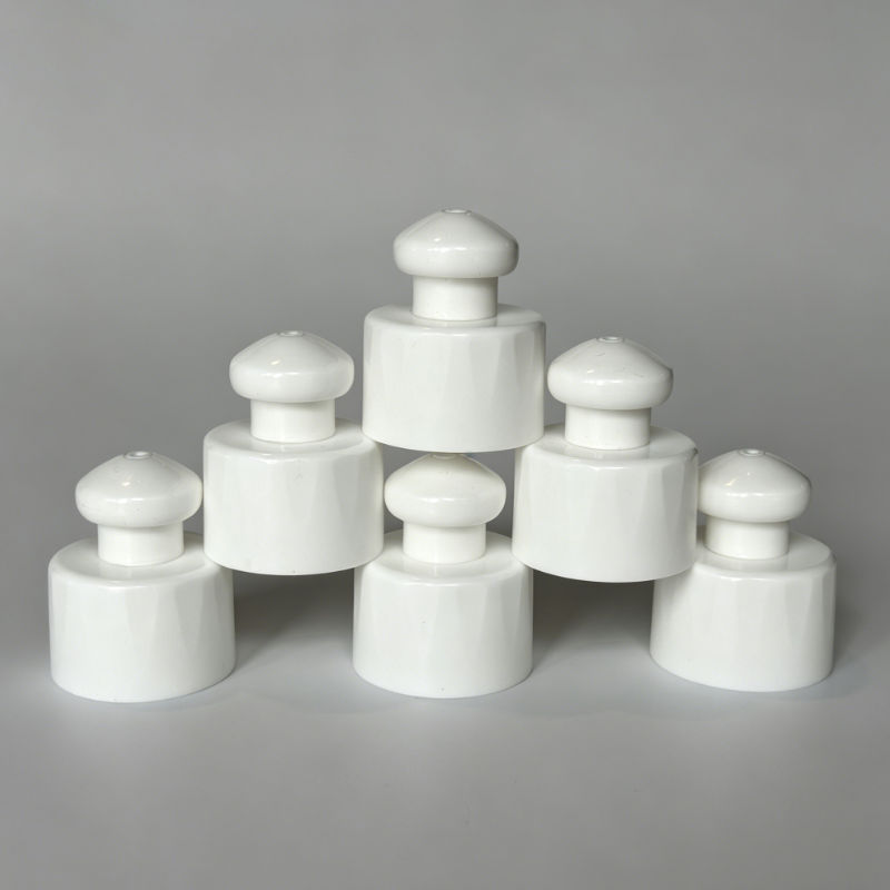 28mm Push Pull Plastic Sports Cap for Bottle Dispensing Caps for Bottle Plastic Screw Cap