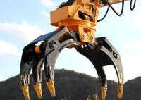 Máquina escavadora Hydraulic Manual Grapple de Q345B para o carro de madeira da pedra da rocha do trabalho pesado