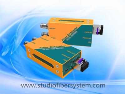 mini 1channel 3GSDI fiber optic extender for broadcast 3G/HD SDI over 1 single mode fiber to 20KM