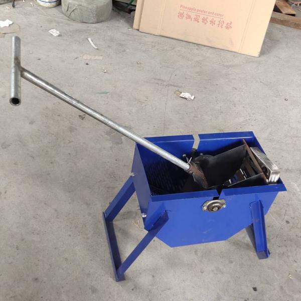 Household Fiber Decorticating Machine , Blue Easy To Operate Peanut Sheller Machine
